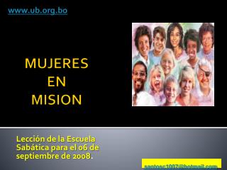 MUJERES EN MISION