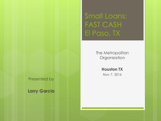 Small Loans: FAST CASH El Paso, TX