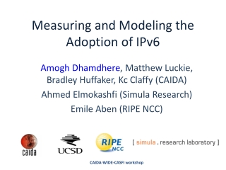 Measuring and Modeling the Adoption of IPv6