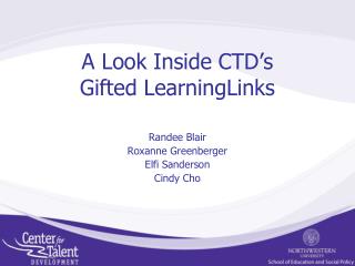 A Look Inside CTD’s Gifted LearningLinks