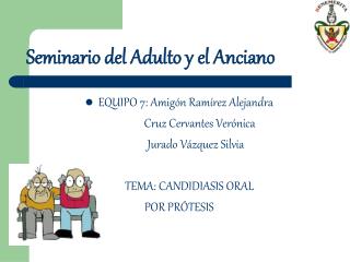 Seminario del Adulto y el Anciano