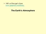 The Earth s Atmosphere