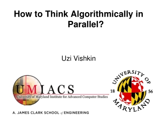 How to Think Algorithmically in Parallel?
