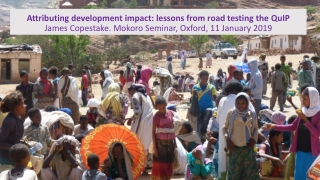 Attributing development impact: lessons from road testing the QuIP