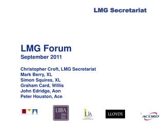 LMG Forum September 2011