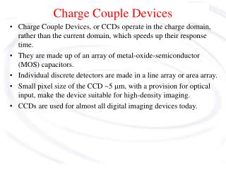 Charge Couple Devices