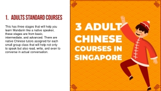 Mandarin Plus: 3 Adult Chinese Courses in Singapore