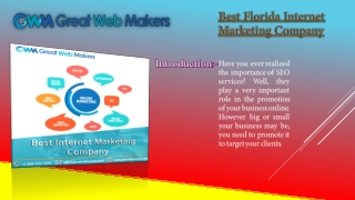 Best Florida Internet Marketing Company