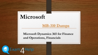 MB-310 Exam Questions, Microsoft MB-310 Dumps PDF| Exam4Help