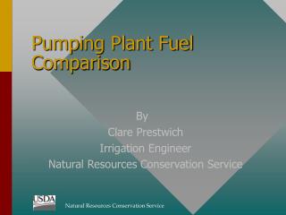 Pumping Plant Fuel Comparison