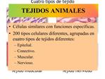 TEJIDOS ANIMALES