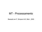 MT - Processamento