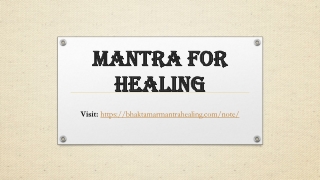 Healing Mantras