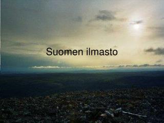 Suomen ilmasto