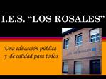 I.E.S. LOS ROSALES