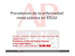 Prevalencia de la enfermedad renal cr nica en EEUU
