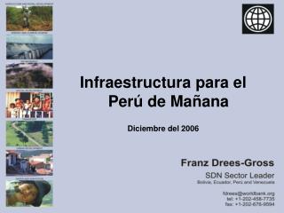 Infraestructura para el Per ú de Mañana Diciembre del 2006