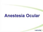 Anestesia Ocular