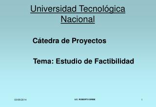 Universidad Tecnológica Nacional