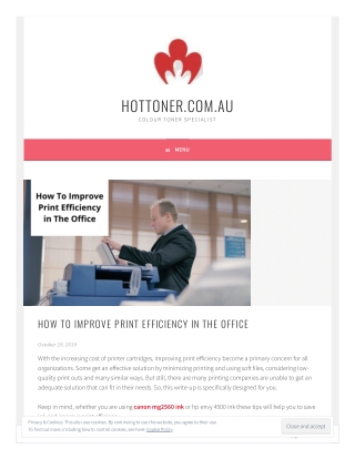 How To Improve Print Efficiency in The Office