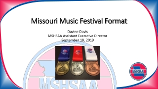 Missouri Music Festival Format