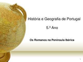 História e Geografia de Portugal 5.º Ano
