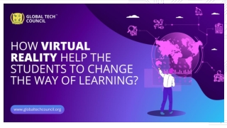 How Virtual Reality Help the Students to Change the Way of Learning?