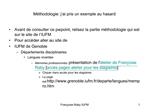 M thodologie: j ai pris un exemple au hasard