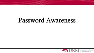 Password Awareness