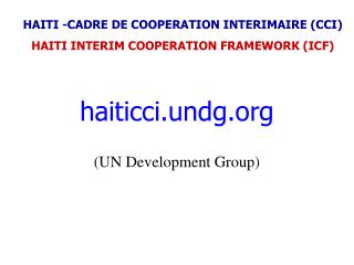 haiticci.undg.org