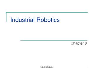 Industrial Robotics