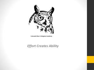 Effort Creates Ability