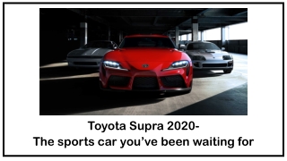 Supra 2020
