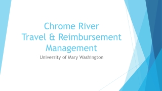Chrome River Travel & Reimbursement Management