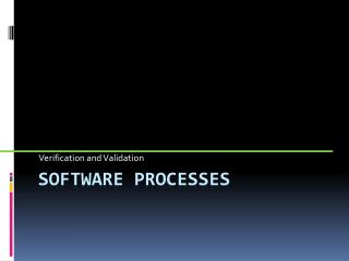 Software Processes