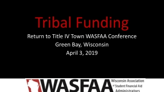 Tribal Funding