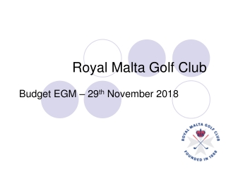 Royal Malta Golf Club