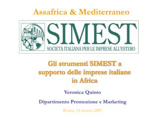 Assafrica &amp; Mediterraneo