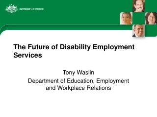 The Future of Disability Employment Services