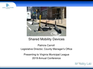 Shared Mobility Devices