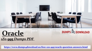 Oracle 1Z0-995 Questions Answers - Oracle 1Z0-995 Dumps PDF | Dumps4Download