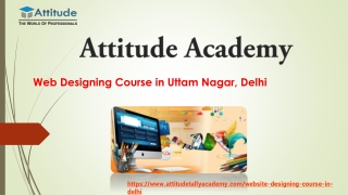 Best Web Designing Course in Uttam Nagar
