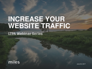 LTPA Webinar Series