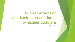 Nuclear effects on quarkonium production in p+nucleus collisions