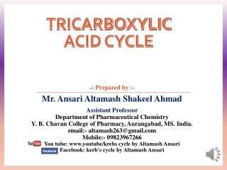 Tricarboxylic Acid Cycle