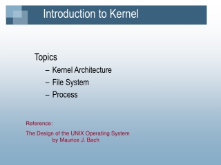 Introduction to Kernel