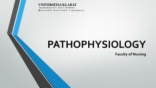 PATHOPHYSIOLOGY