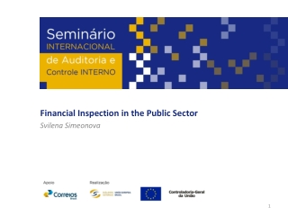 Financial Inspection in the Public Sector Svilena Simeonova