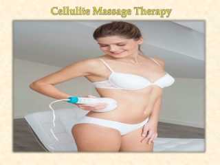 Cellulite Massage Therapy