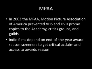 MPAA